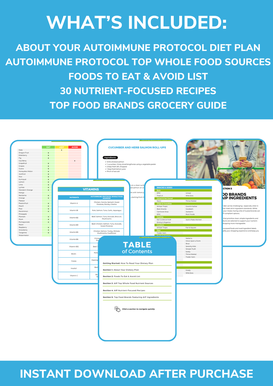 The Autoimmune Protocol Nutrient Repletion Diet Plan