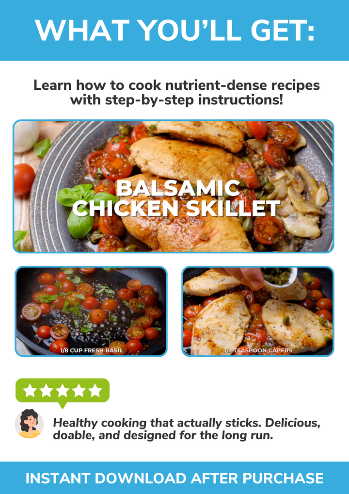 Balsamic Chicken Skillet Cooking Video