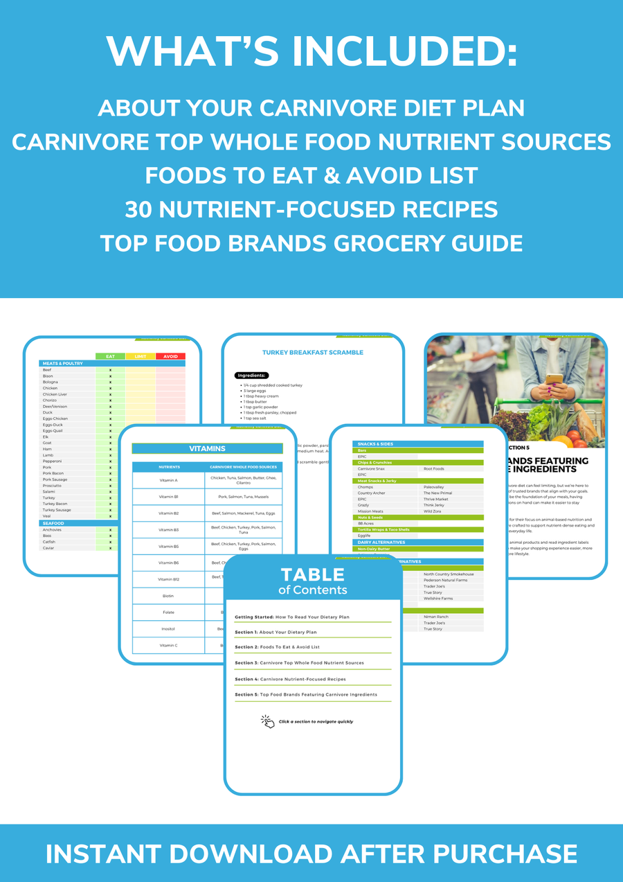 The Carnivore Nutrient Repletion Diet Plan