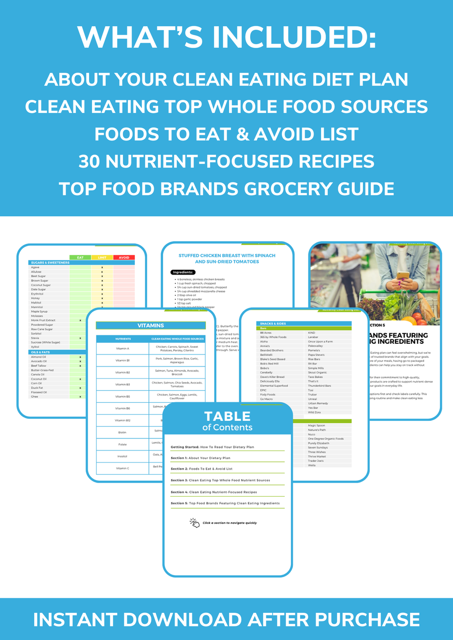 The Clean Eating Nutrient Repletion Diet Plan