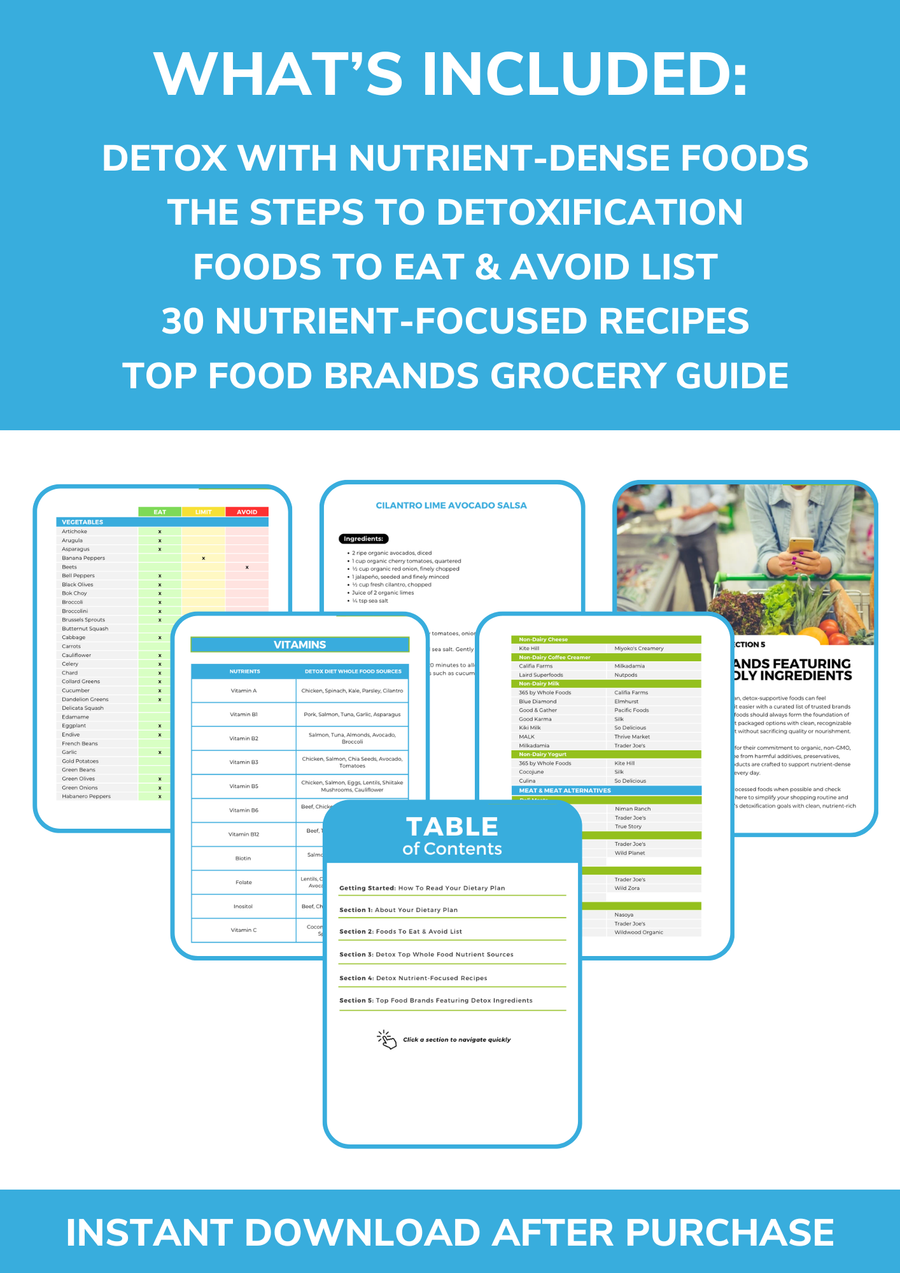The Detox Nutrient Repletion Diet Plan