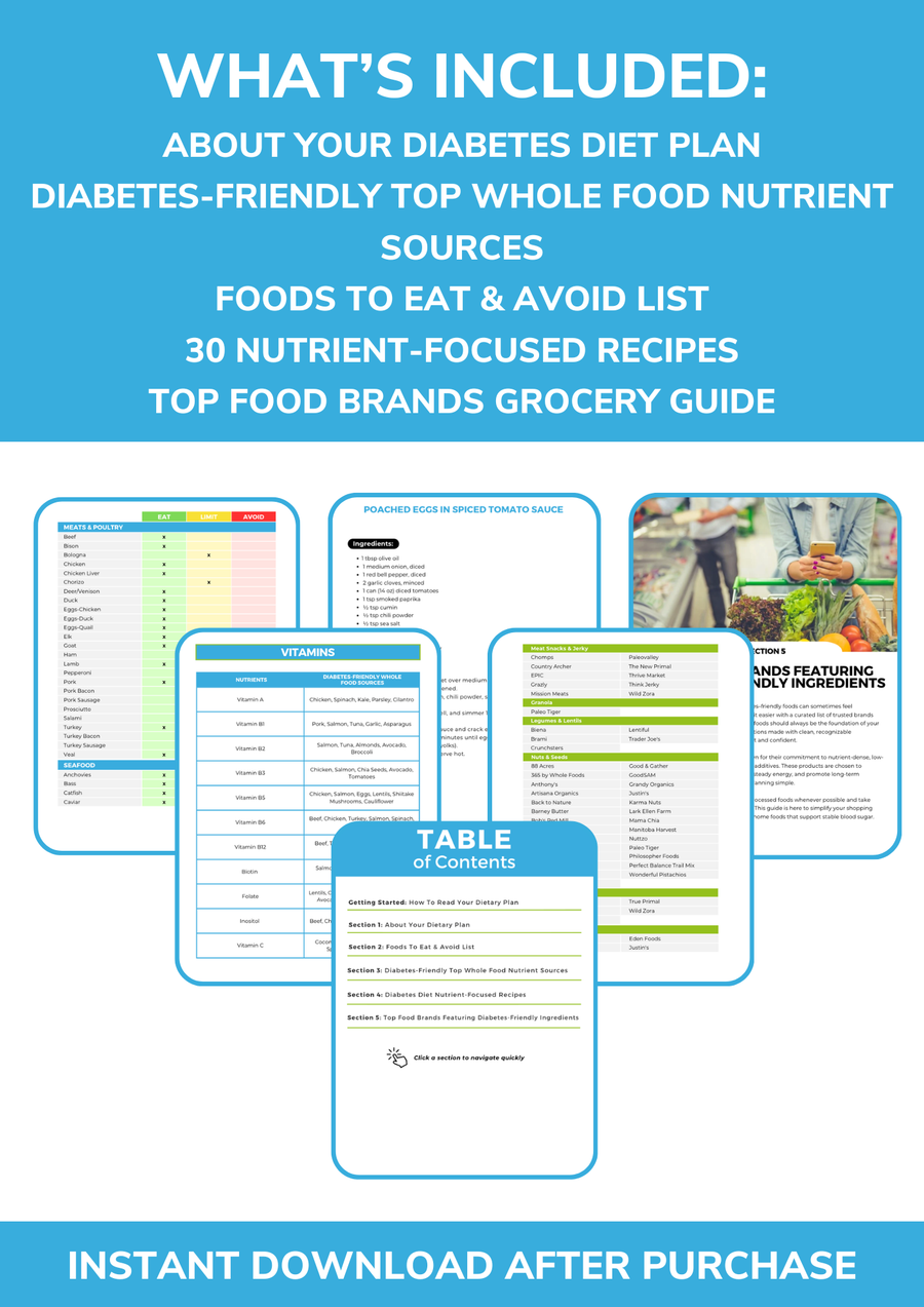 The Diabetes Nutrient Repletion Diet Plan