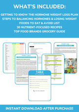The Hormone Weight Loss Nutrient Repletion Diet Plan