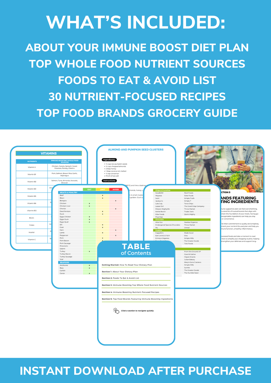 The Immune Boost Nutrient Repletion Diet Plan