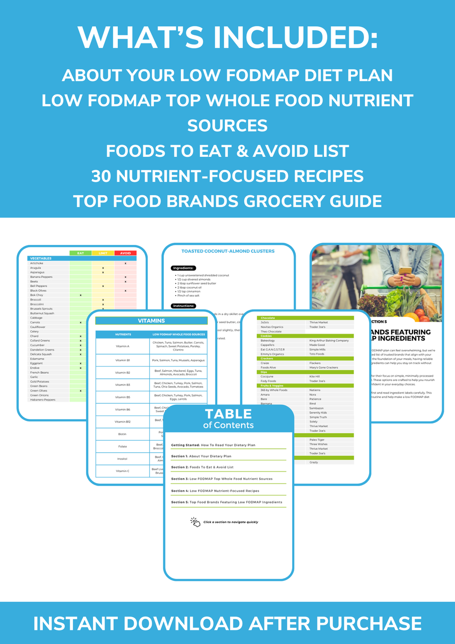 The Low FODMAP Nutrient Repletion Diet Plan