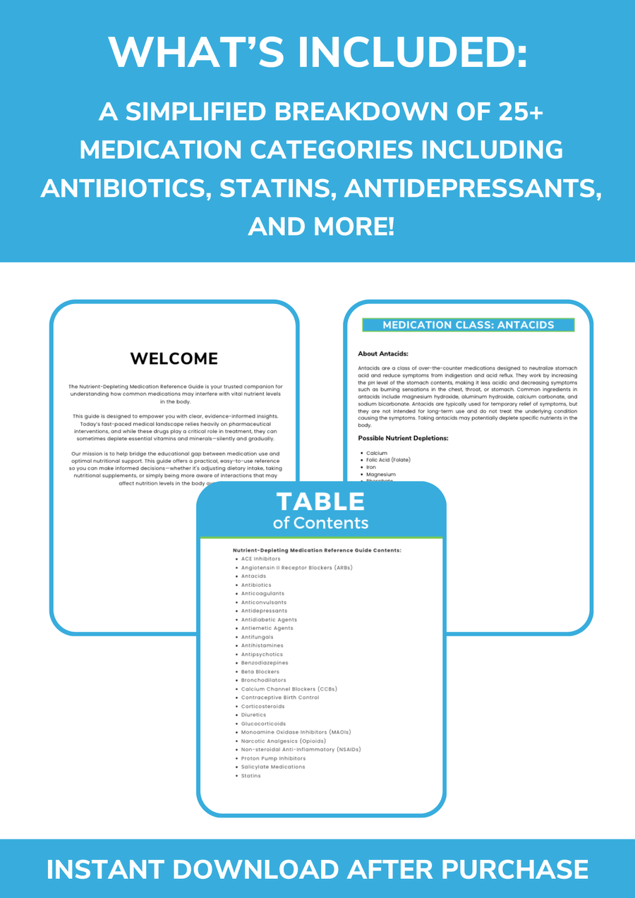The Nutrient Depleting Medication Reference Guide
