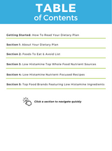 The Low Histamine Nutrient Repletion Diet Plan