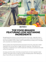The Low Histamine Nutrient Repletion Diet Plan