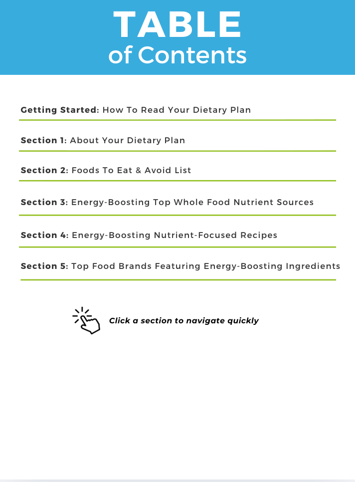 The Energy Boost Nutrient Repletion Diet Plan