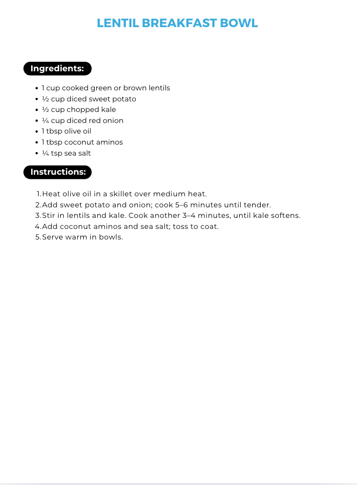 The Energy Boost Nutrient Repletion Diet Plan