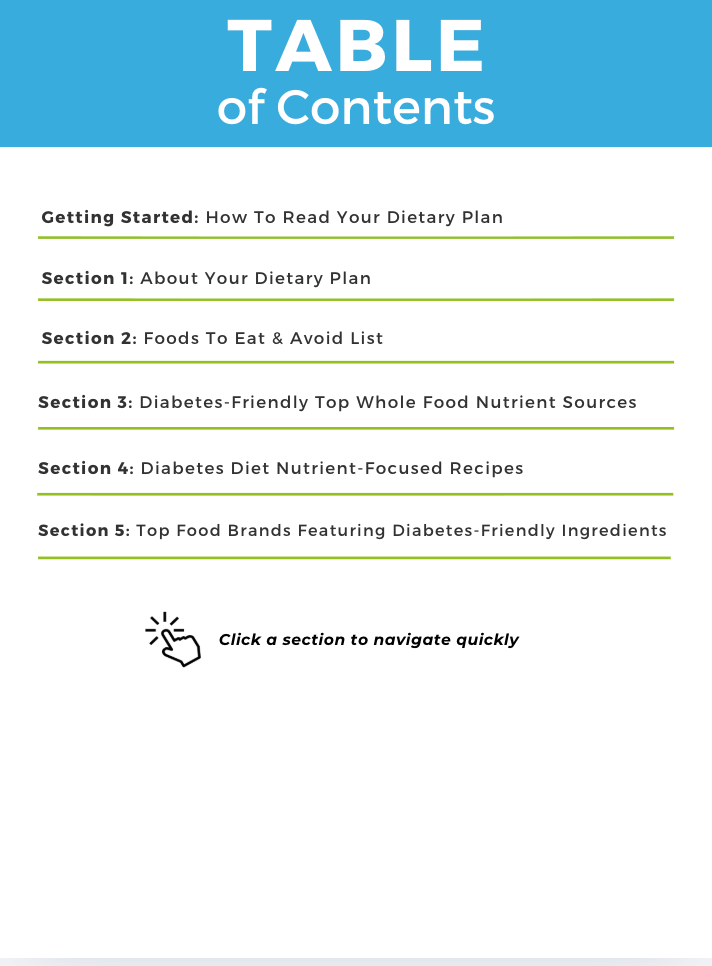 The Diabetes Nutrient Repletion Diet Plan