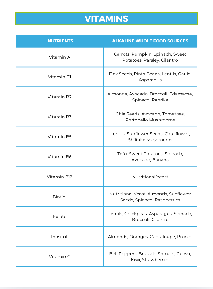 The Alkaline Nutrient Repletion Diet Plan