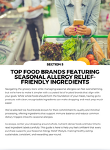 The Seasonal Allergy Relief Nutrient Repletion Diet Plan