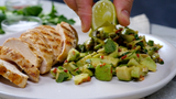Cilantro Lime Chicken with Avocado Salsa Cooking Video
