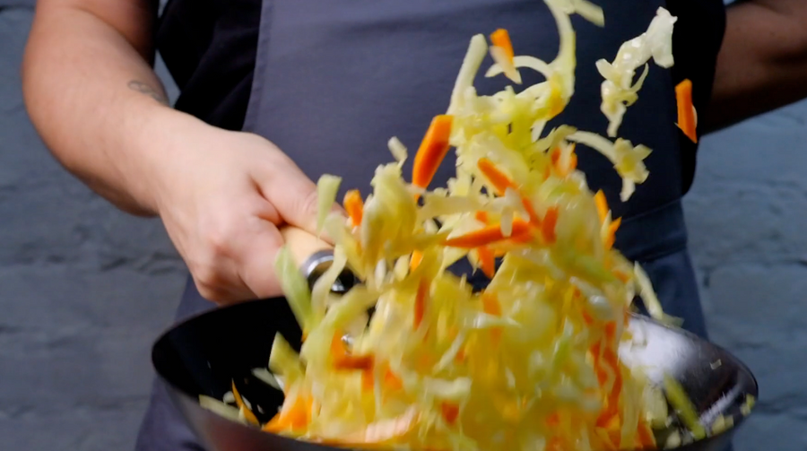 Egg Roll in a Bowl Cooking Video