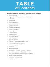 The Nutrient Depleting Medication Reference Guide
