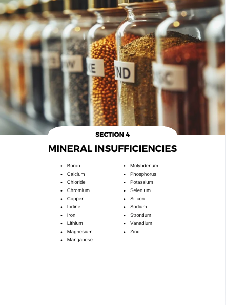 The Nutrient Insufficiency Impact Guide