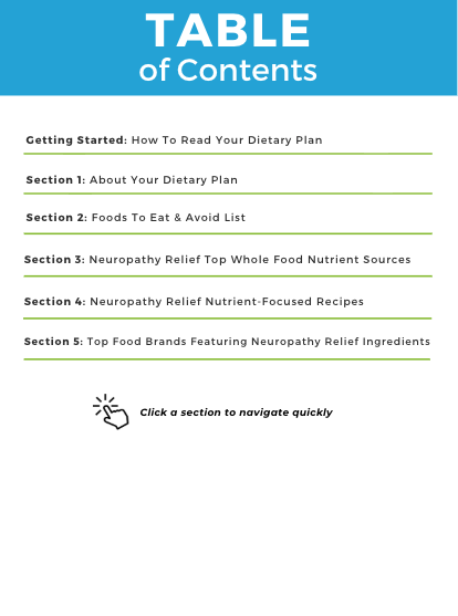 The Neuropathy Relief Nutrient Repletion Diet Plan