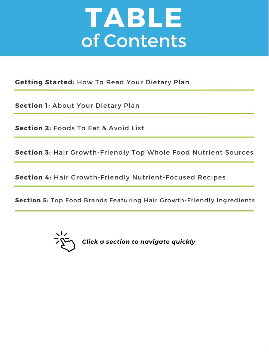 The Hair Growth Nutrient Repletion Diet Plan