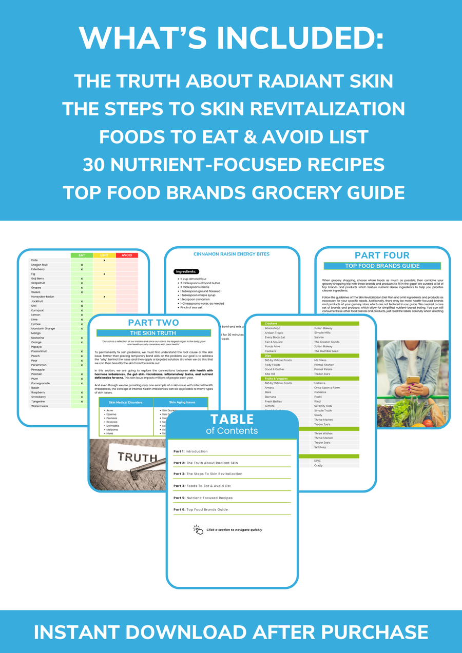 The Skin Revitalization Nutrient Repletion Diet Plan