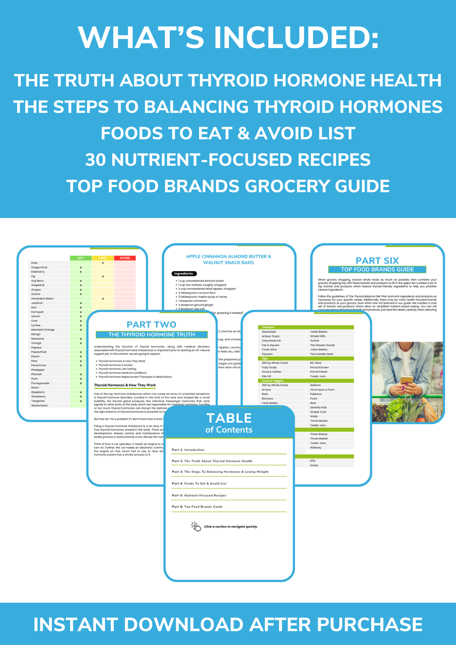 The Thyroid Balance Nutrient Repletion Diet